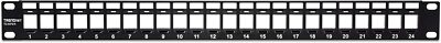 TRENDnet - TC-KP24 - 24-Port Blank Keystone 1U 19'' Patch Panel