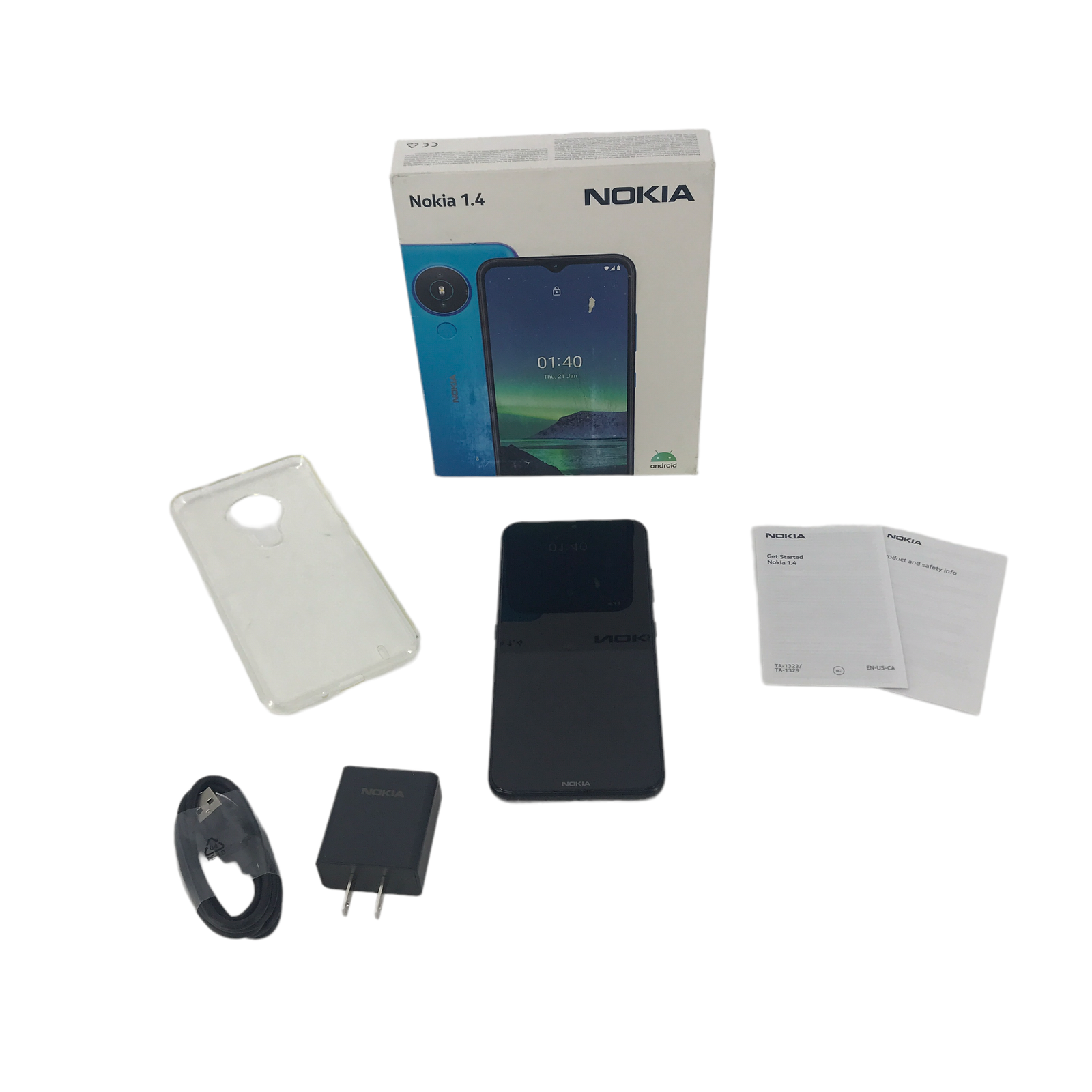 Nokia 1 4 32gb Ta 1323 Ds 2 32 Grey Android 11 6 51 Hd 8mp 4000mah U7167 Ebay