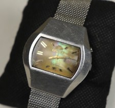 Vintage Orient Auto G469682-4B PU Men’s Watch TV Case MOP Dial Great Condition