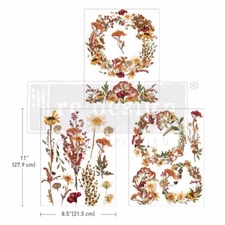 ReDesign with Prima  MIDDY  Transfer Dried Wildflowers