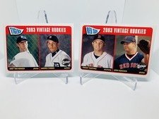 2003 Upper Deck Rookies | 2 Card Lot | Van Hekken | Torres | Sanchez | Hancock