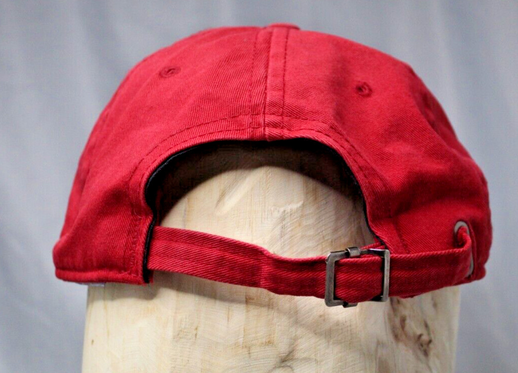 Reebok Solid Red Baseball Hat Cap One Size Adjust… - image 3