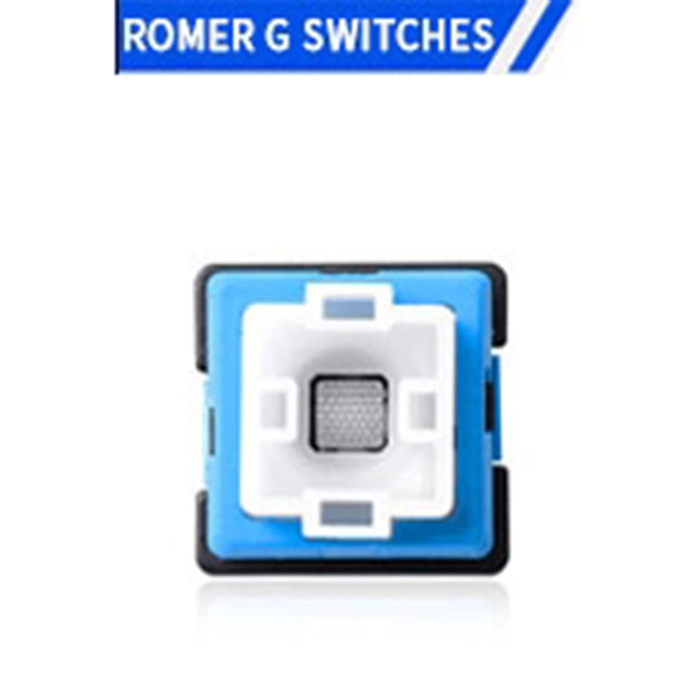 Black Shaft Mechanical Keyboard for Romer-G Switches Compatible with Omron G310 G810 G910 G413 PRO