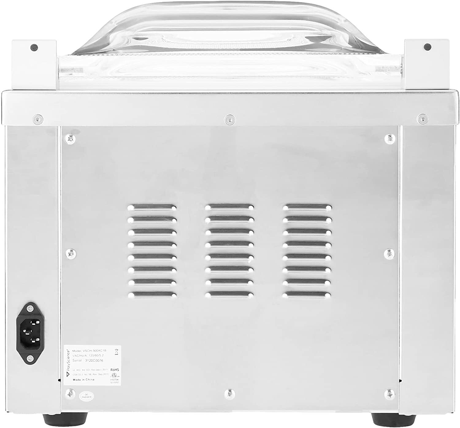 Breville PolyScience Chamber Vacuum Sealer with Clear Lid, VSCH300