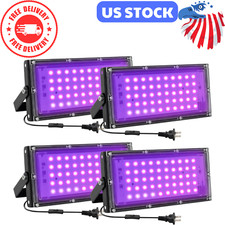 50W LED Black Lights for Glow Party, IP65 Waterproof, Halloween Decor