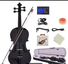 Glarry GV102 4/4 Solid Wood Violin with Case, Bow, Strings,.