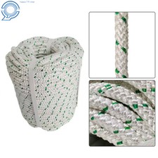1544Lbs Breaking Strength Double Braid Polyester Rope 3/8" 100' Bull Rope
