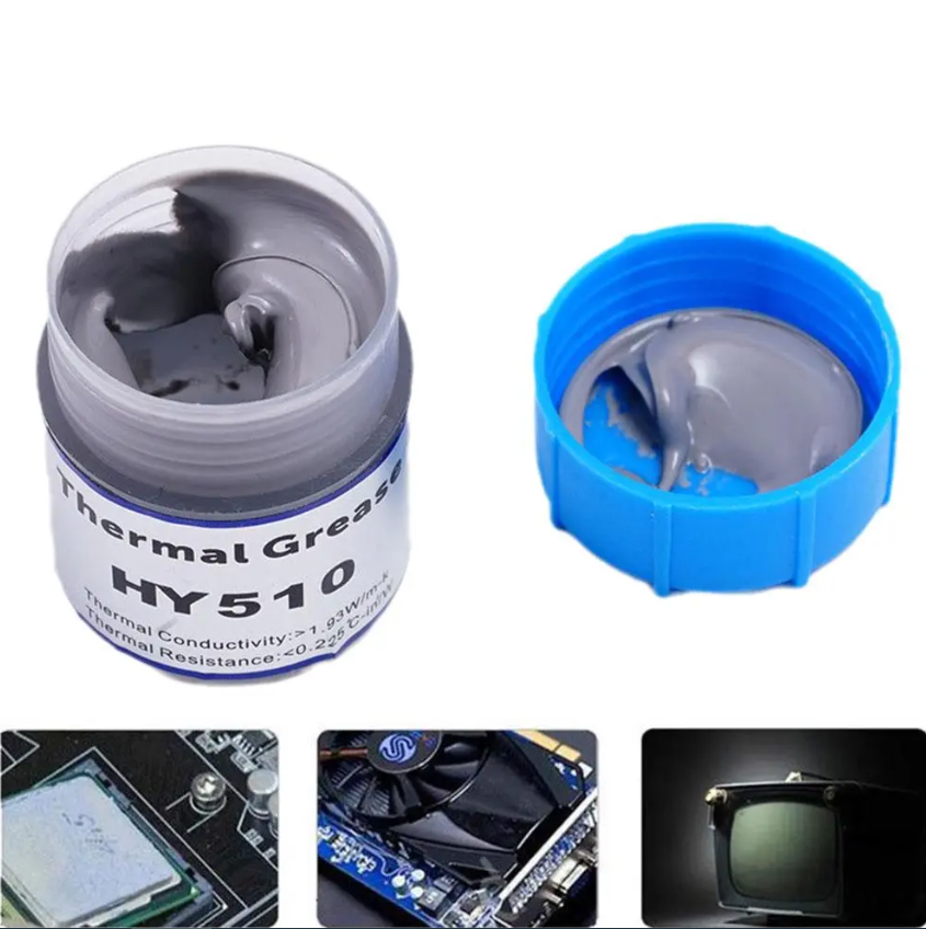 Pasta Termica HY-510 Per CPU E GPU - 2 Pezzi Da 50g Alta Conducibilità - Foto 6