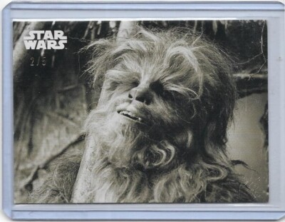 Star Wars Black and White Return of the Jedi #73 Chewbacca Orange Hue Shift 2/5