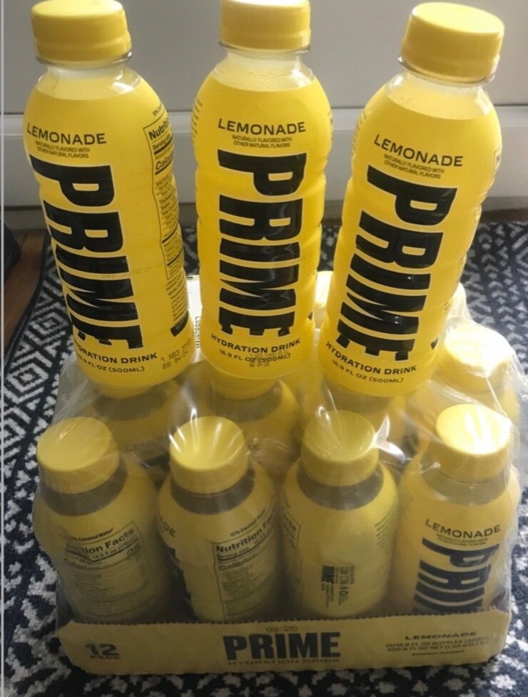 latest PRIME Lemonade drink .Bottles USA Import 🇺🇸 new flavor, READY TO