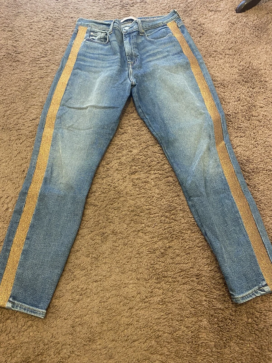Size 7 jeans waist in inches 2025