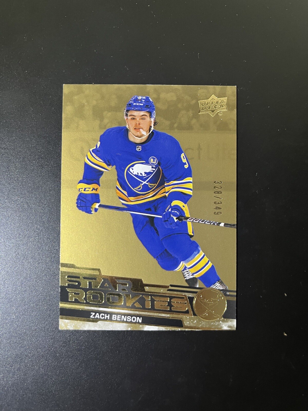 Zach Benson 2023-24 Upper Deck Star Rookies Gold /349
