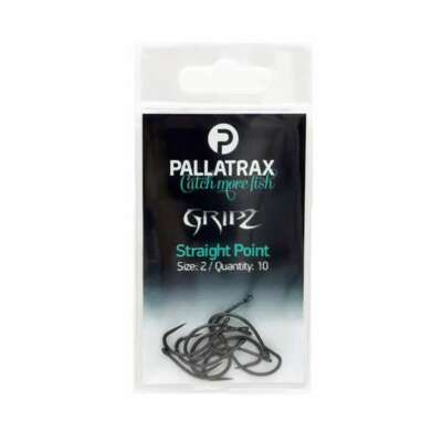 Pallatrax Gripz Angelhaken - Straight Point Angelhaken - Preisgekrönt