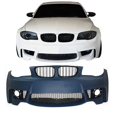 Für BMW E81 E82 E87 E88 04-11 Front Stoßstange Spoiler Nebelscheinwerfer Gitter