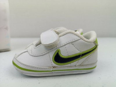 white nike infant trainers