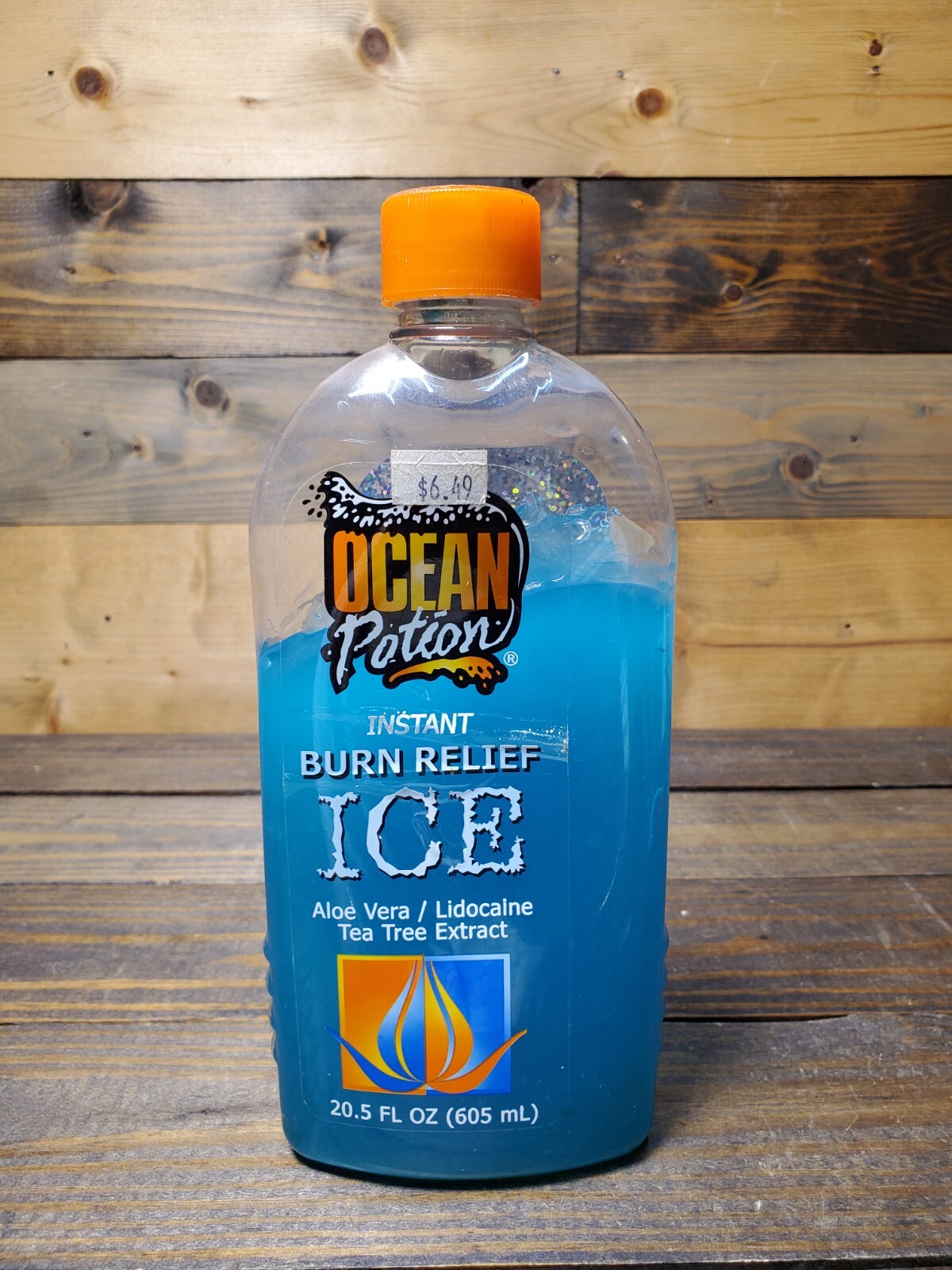 Ocean Potion ICE Instant Sun Burn Pain Relief Aloe Vera Tea Tree Extract