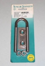 SUNCOR STAINLESS BOW/STERN EYE  3/8" X 3 5/8 INCHES-SOLID 304-SEALED PACKAGE-NEW