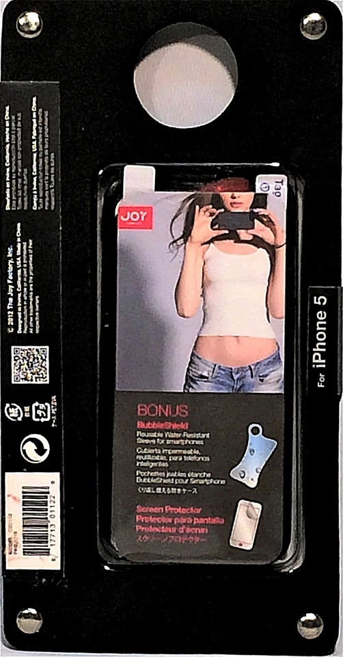 Joy Factory Apple iPHONE 5 PREMIUM AZUL DENIM ESTUCHE RÍGIDO con Protector de Pantalla NUEVO Foto 4 de 4