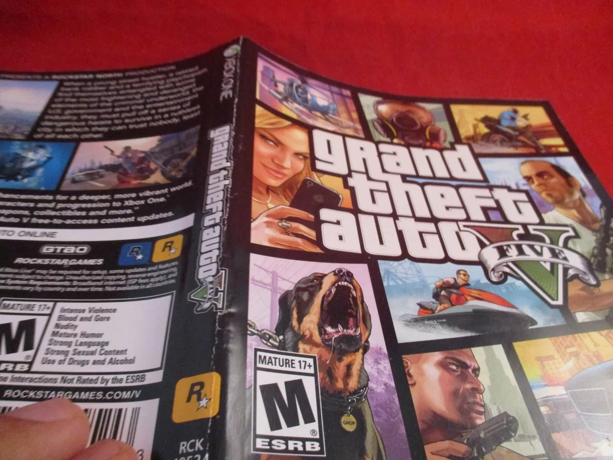 Grand Theft Auto V Xbox 360 Box Art