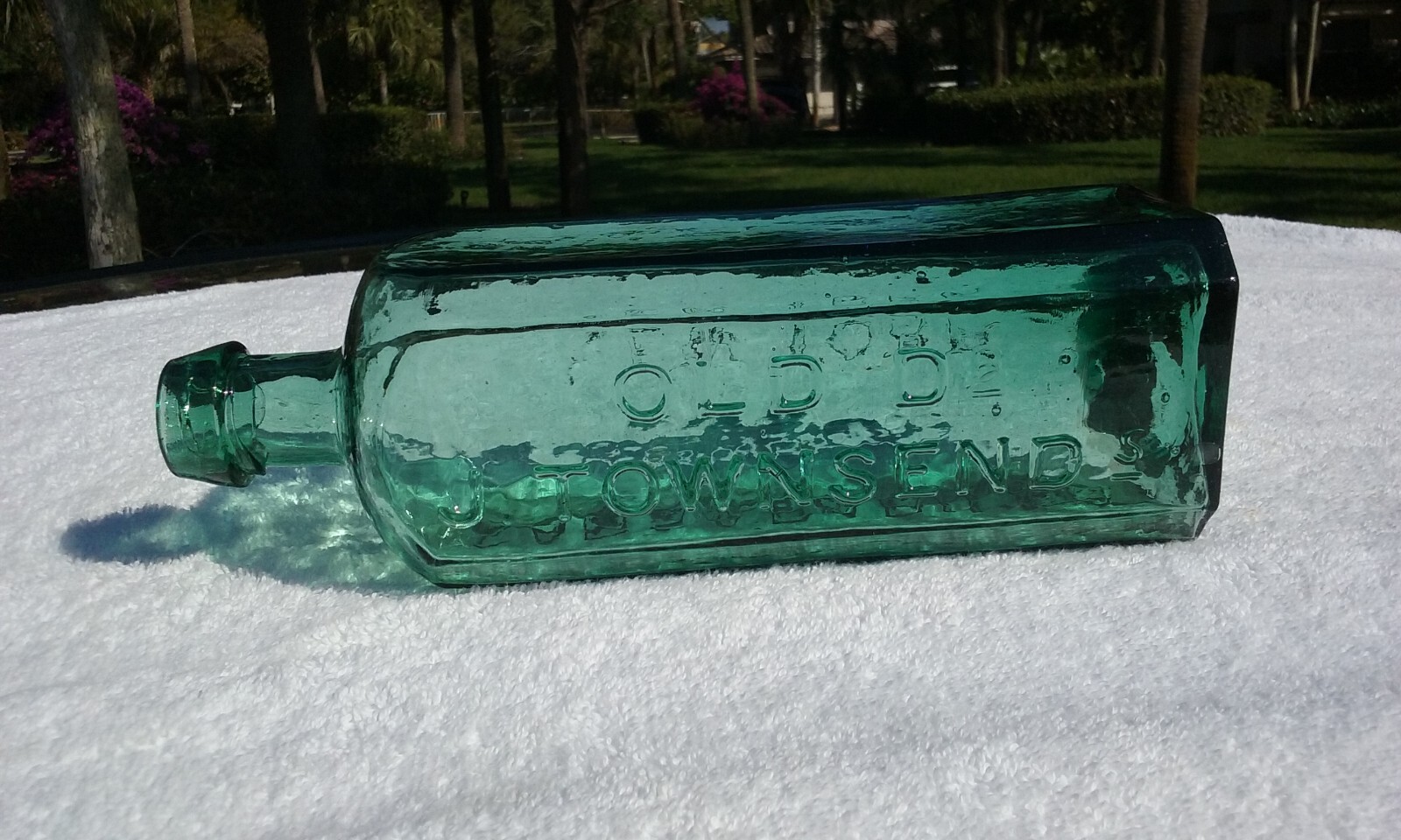 1850'S ANTIQUE IRON PONTIL OLD DR. TOWNSEND'S SARSAPARILLA BOTTLE! eBay