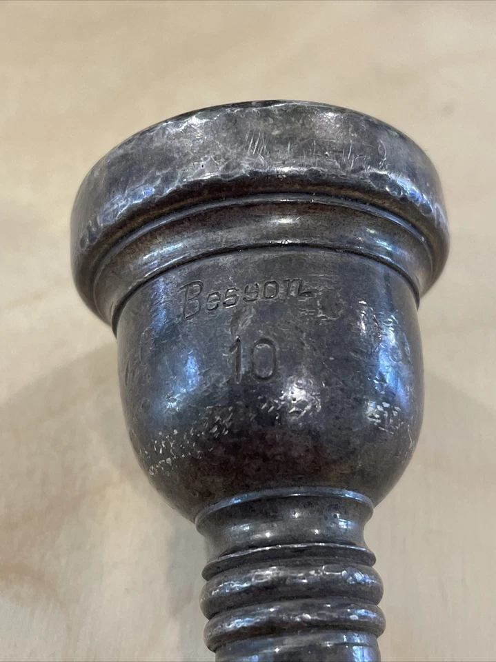 Vintage Besson 10 Trombone Mouthpiece Made in England *Read* - Image 2 of 4