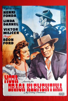 My Darling Clementine 1946 Fonda Mature Linda Darnell Exyu Movie Poster Ebay