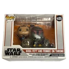 Funko Pop! Moments Star Wars The Book Of Boba Fett and Fennec on Throne #486