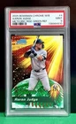2025 Bowman Chrome Mega Box Aaron Judge #4 Meteoric Rise Green Refractor PSA 9