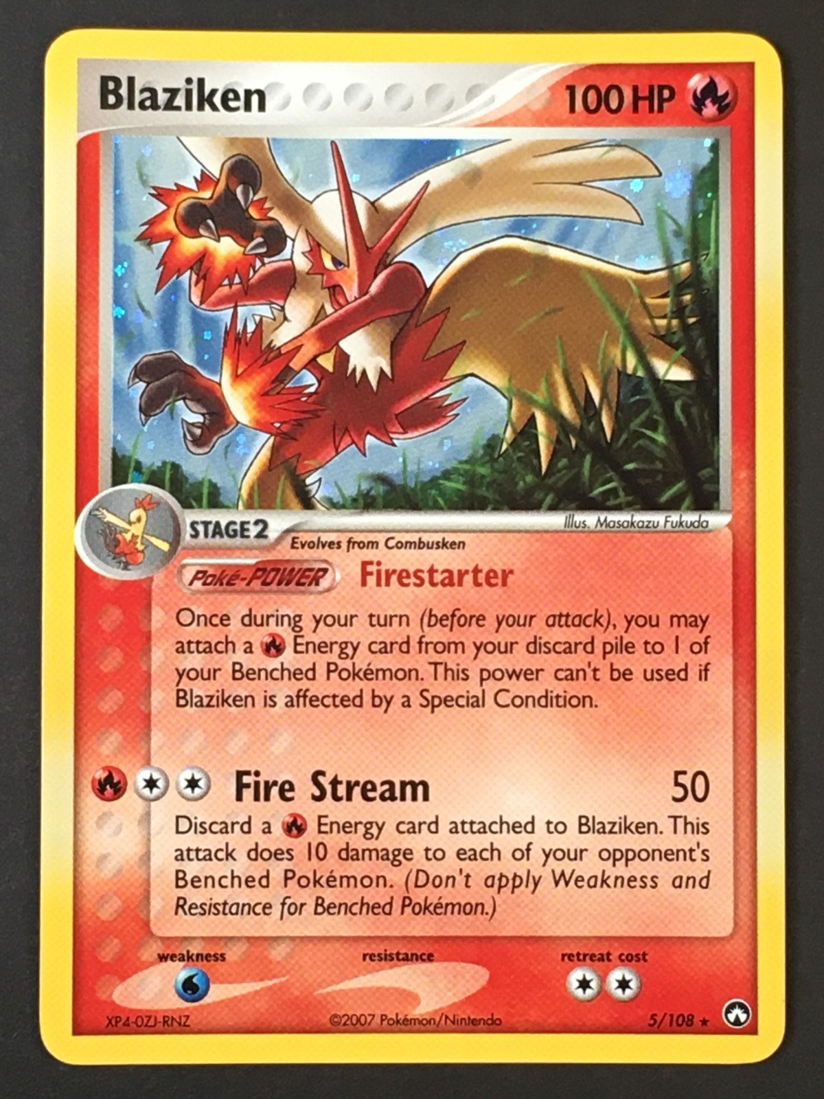Pokemon TCG Blaziken 5/108 Power Keepers Holo Rare NM