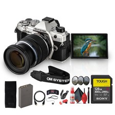 OM SYSTEM OM-5 Mirrorless Camera with 12-45mm f/4 PRO Lens Bundle