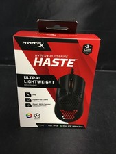Genuine HyperX PULSEFIRE Haste ULTRA-LIGHTWEIGHT Wired Gaming Mouse BLACK NEW