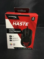 Genuine HyperX PULSEFIRE Haste ULTRA-LIGHTWEIGHT Wired Gaming Mouse (BLACK) NEW