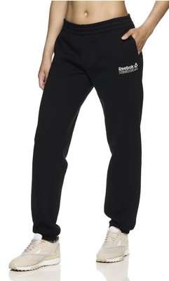 Reebok Women's Plus After Class Joggers, Black Sweat Pants, Size XXL, NWT