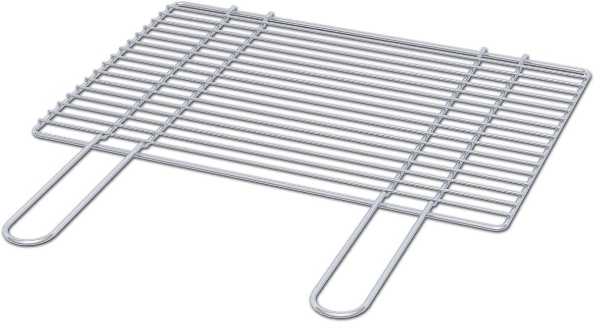 Griglia Barbecue Inox 48x33 cm Originale | Graticola Cromata Resistente