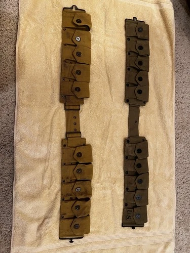 Reproduction WW1 And WW2 US Military Cartridge Belt