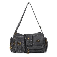 Angel Kiss Hobo Bags for 10.3 inches x 6.7 x 4.3 inches, Retro Black