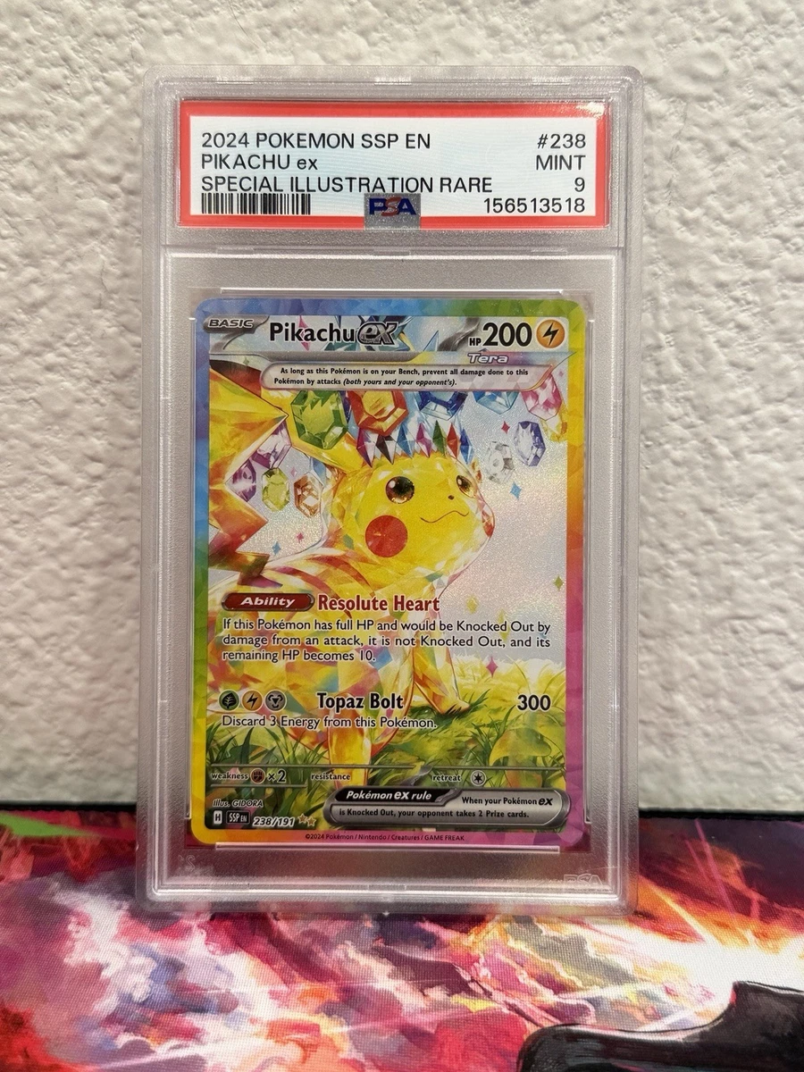 Pikachu Pokémon TCG Grade 9 Rare Individual Collectible Card Game