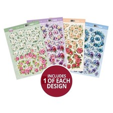 Hunkydory Wonderful Wreaths Collection Decoupage 4 A4 Sheets P&P Discounts