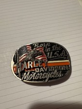 Vintage Harley Davidson Gürtelschnalle