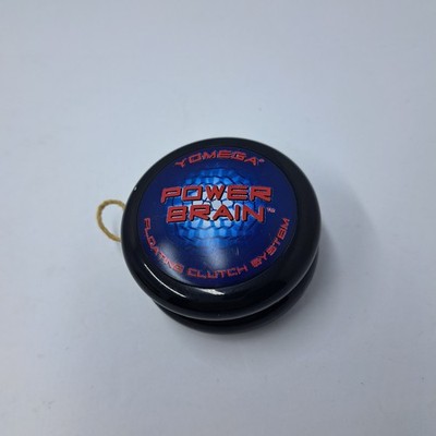 Yomega Power Brain YoYo Black Blue Red Floating Clutch System Vintage 90s Y2K