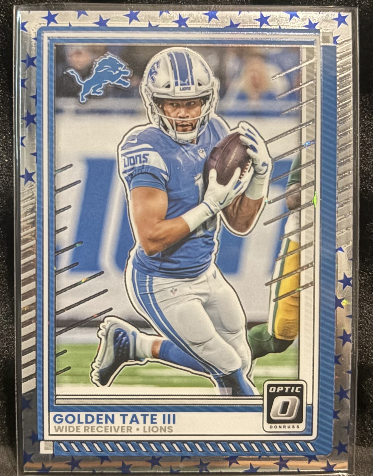 2025 Donruss Optic Golden Tate III Stars Prizm Parallel #124 Detroit Lions