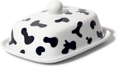 Keramik Butterdose - Hochwertige Keramik Butterdose für Standard Butter 250 g...