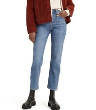 Levi's Wedgie Straight Jeans Blue Medium Wash Women s Size 29