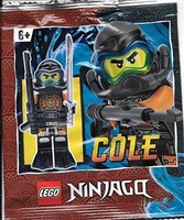 Lego Ninjago Seabound Cole #9 Minifigur Folienpack Set 892180 (Neu Verpackt)