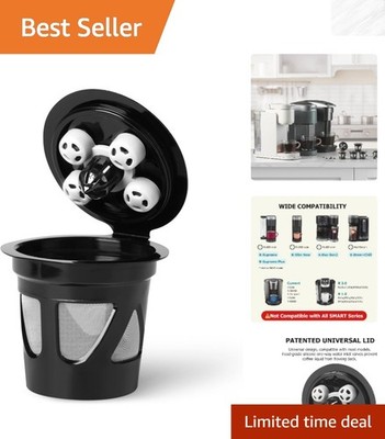 Refillable K Cups for Keurig: Stainless Steel, 5 Holes, Dishwasher Safe