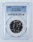 1964 Kennedy Half Dollar Accented Hair PR66 PCGS Blue Label
