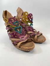 Laura Vita gr 40 Damen Pumps Sandalen Sandaletten Slipper Sehr Gut S93