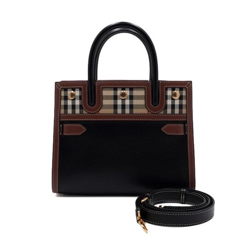Burberry Black Vintage Check Mini Tote Bag 155065925 [P]