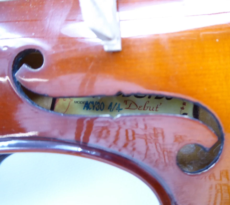 Antoni Debut Violin 4/4 Size With Case And Bow KB5 - Image 4 of 4
