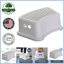 Contoured Kids Step Stool - Lightweight, Non-Slip Base, Ideal for Potty Training